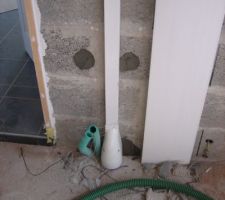 Rebouchage trous du garage