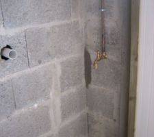 Rebouchage trou du garage