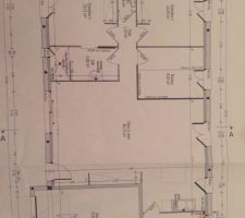 Plan maison avec combles aménageables pac duo chauffage au sol