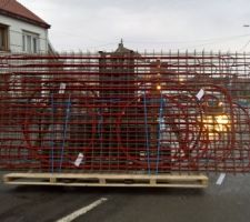 Livraison du plancher chauffant incorporé a la dalle