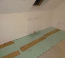 PRÉPARATION POSE DU PARQUET : pose de la sous couche