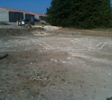 Terrassement avec implantation