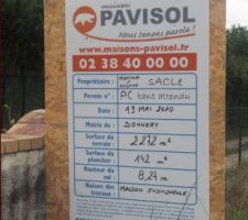 Le panneau, premi&egrave;re &eacute;tape concr&egrave;te !