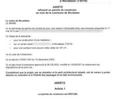 Refus de permis