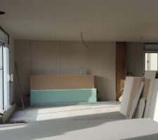 Avancé des travaux intérieurs.