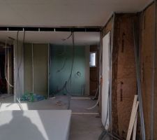 Avancé des travaux intérieurs.