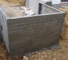 Etanchéité mur descente de garage