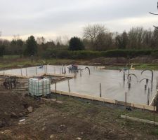 Dalle coul&eacute;e le 17/12/2015