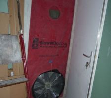 Test blowing door étanchéité à l'air