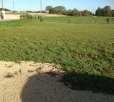 Photo de notre terrain