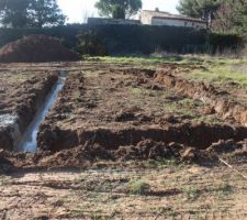 Béton de propreté avant ferraillage