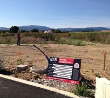 Mag sur le terrain suite au bornage