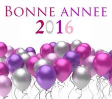 NOUS VOUS SOUHAITONS UNE EXCELLENTE ANNÉE 2016 !!