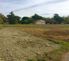 Début de la Construction avec Création du chemin d'accès