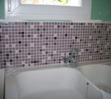 La faïence du cellier posée.