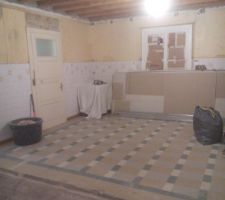 Salle à manger sans cloison