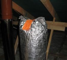 Chauffe-eau thermodynamique avec gainage extérieur