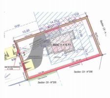 Implantation de la maison