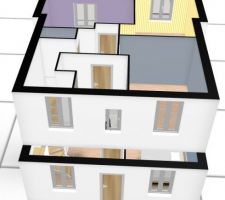 Rendu de la maison en 3D