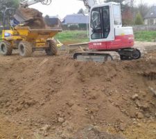 Premier coup de pelle le 16 Novembre