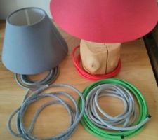 Lampes DIY 4 et matériel pour les suivantes
