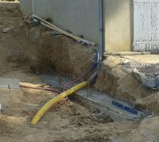 Fondations muret de soutien