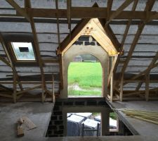 Vue du vide sur hall   niche