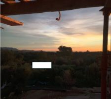 Vue au lever du soleil