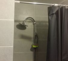 Notre petite sdb parentale....a finir..cabine de douche et autre  mais c'est déjà fonctionnel