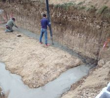 Ferraillage   Coulage fondations