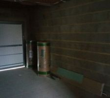 Garage qui sera isolé par nos soins.