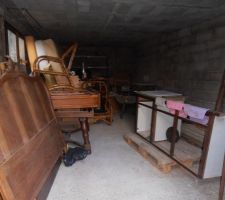 Le garage s'est transformé en débarras