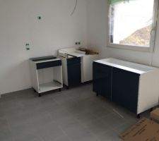 Cuisine en cours de construction