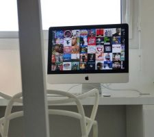 Bureau sur coin mezzanine