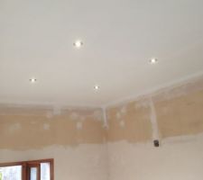 Plafond luminaire fini