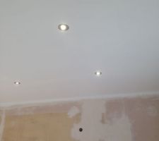 Plafond luminaire fini