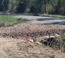 Acc&egrave;s au terrain fait en juillet