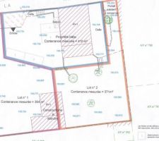 Notre parcelle de terrain : le lot 1