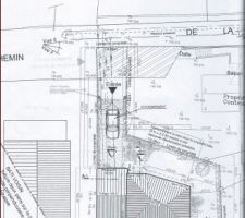 Implantation de la maison sur la parcelle