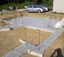 Fondations en cours (le 24/06)