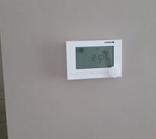 Nouveau thermostat et sonde exterieure