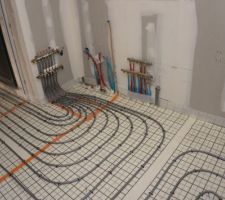 Plancher chauffant - Cellier