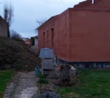 Charpente en cour