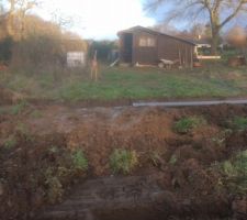 La terre dure est assez profonde