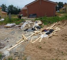 L'etat du terrain quand on a voulu faire le terrassement