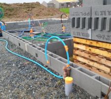 Incorporation électricité, sanitaire et chauffage