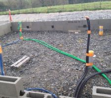 Incorporation électricité, sanitaire et chauffage