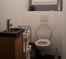 WC presque terminés, il ne reste plus que le carrelage!