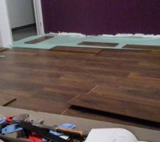 Pose du parquet (chambre enfant)