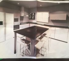 Conception cuisine idée 2- 3D